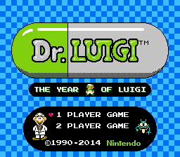 Dr. Luigi Title Screen